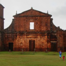The church of Sao Miguel, the best preserved missions in Brazil and UNESCO World Heritage Site